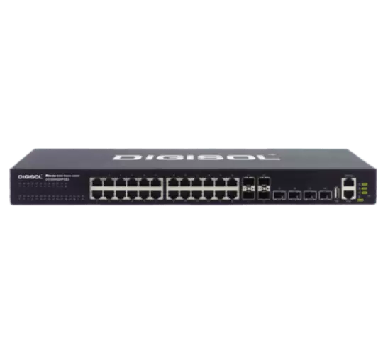 DG-GS4628HPSE2- DIGISOL 24 Port Gigabit Ethernet PoE Access Layer 3 Switch with 4 10 Gigabit SFP+ Uplink Ports
