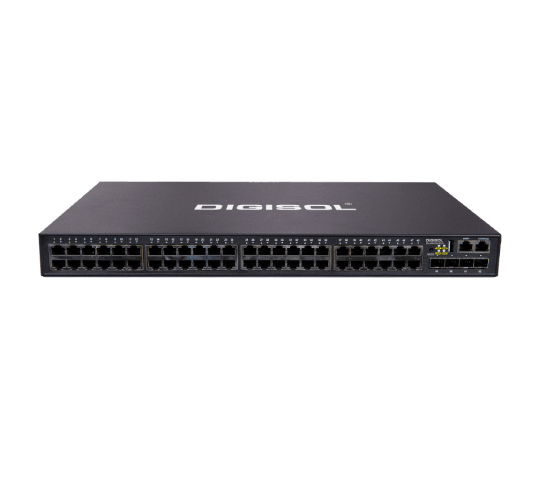 DIGISOL 48 Port L2+ 10G Access PoE Switch – DG-GS4652HP-XS