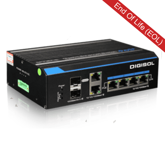 DG-IS1006GPH-A – DG-IS1006GPF – Digisol Unmanaged Din-Rail Industrial PoE Gigabit Switch DG-IS1006GPH-A – DG-IS1006GPF – Digisol Unmanaged Din-Rail Industrial PoE Gigabit Switch