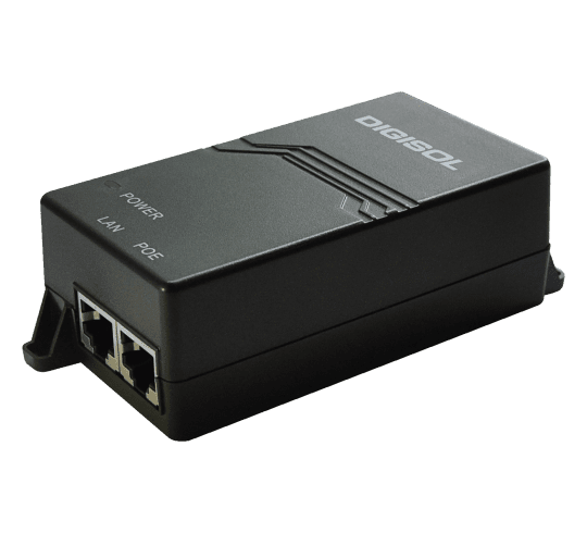 DG-PE1148D (H/W Ver. C1) – Digisol 48V DC Desktop Mount Fast Ethernet PoE Injector