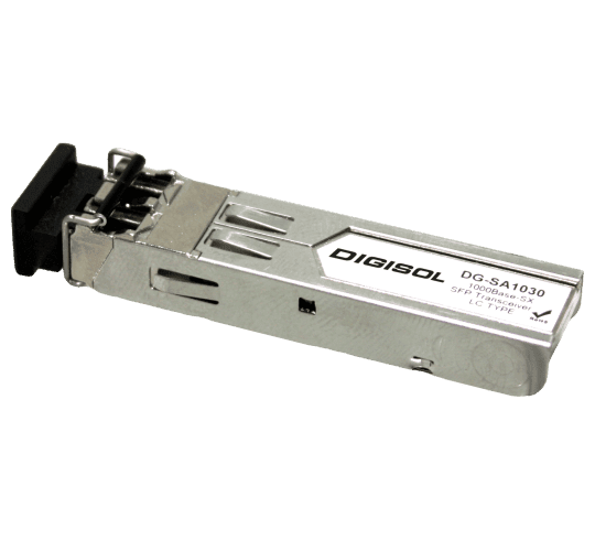 DG-SA1021, Digisol 100 Mbps MM SFP Transceivers, LC Type (2 Kms)