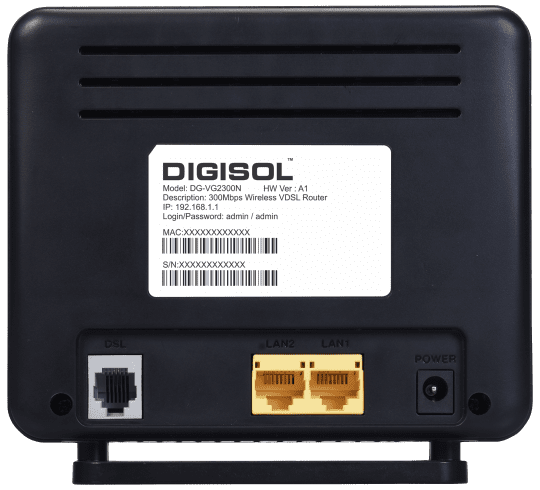 DG-VG2300N – DIGISOL 300Mbps Wireless VDSL/ADSL/CABLENET Router