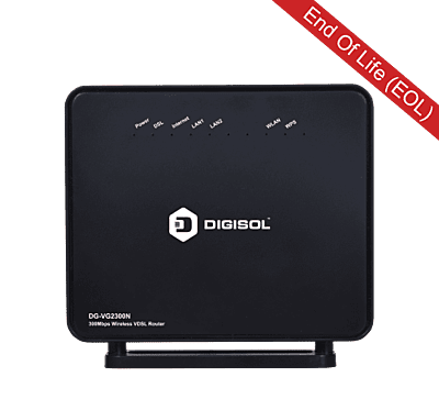 DG-VG2300N – DIGISOL 300Mbps Wireless VDSL/ADSL/CABLENET Router
