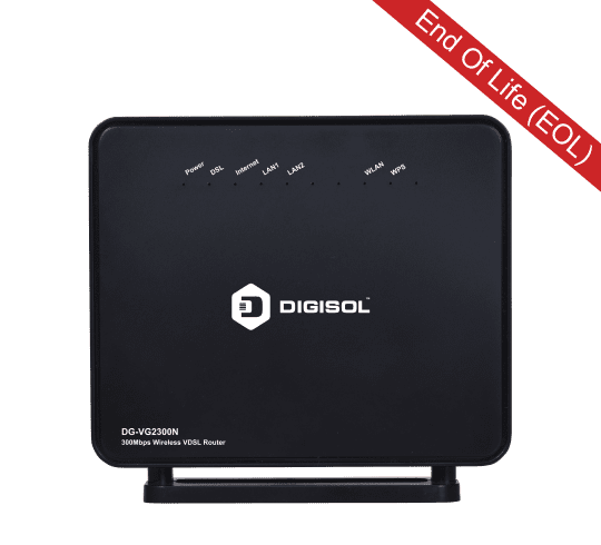 DG-VG2300N – DIGISOL 300Mbps Wireless VDSL/ADSL/CABLENET Router