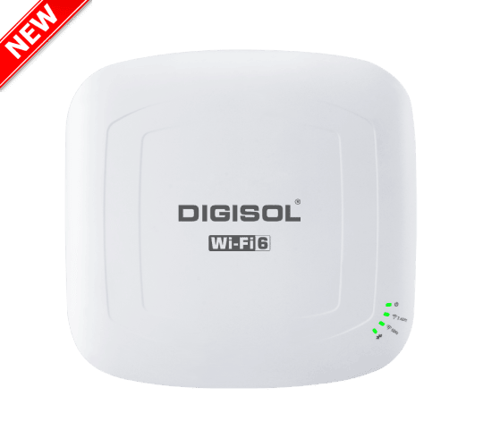Digisol Indoor 802.11ax Wi-Fi6 4×4 MIMO Multigig PoE Enterprise Access Point – DG-WM600-X4 / IS