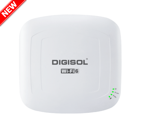 Digisol Indoor 802.11ax Wi-Fi6 4×4 MIMO Multigig PoE Enterprise Access Point – DG-WM600-X4 / IS