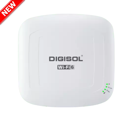 Digisol Indoor 802.11ax Wi-Fi6 4×4 MIMO Multigig PoE Enterprise Access Point – DG-WM600-X4 / IS