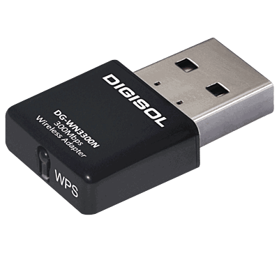 DG-WN3300N (H/W Ver. C1) – Digisol 802.11n 300Mbps Wireless USB Adapter