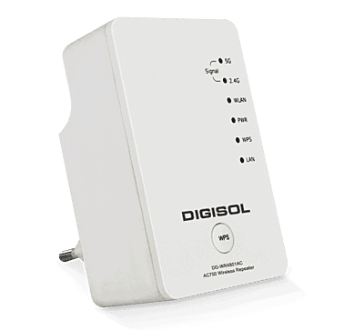 DG-WR4801AC (H/W Ver. A1) – Digisol AC750 Dual Band Wireless Repeater Or WiFi Booster