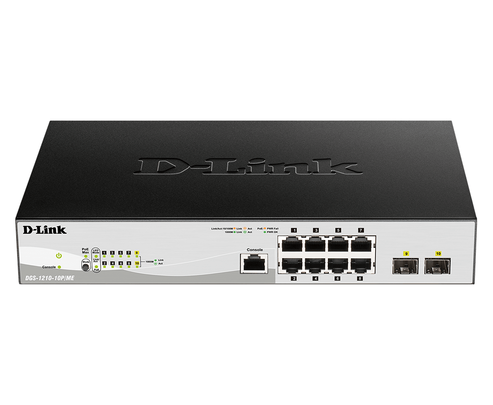 Dlink 10 Port Network Switch DGS-1210-10