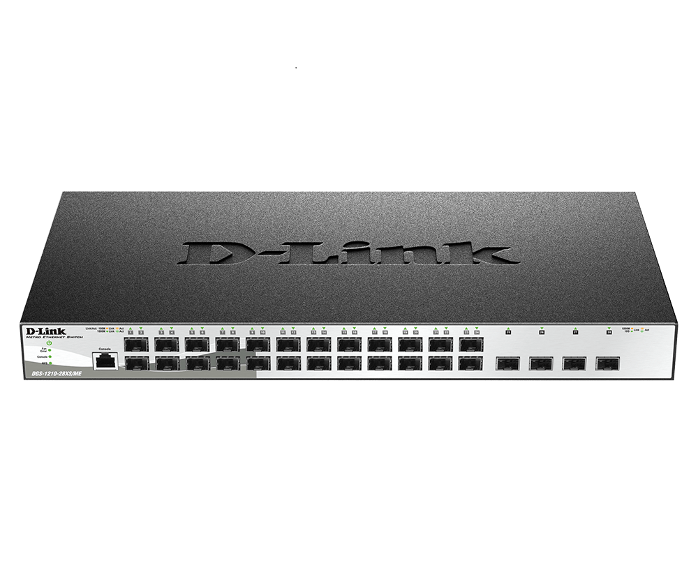 Dlink 28 Port Network Switch Fiber Full Giga DGS-1210-28XS Dlink 28 Port Network Switch Fiber Full Giga DGS-1210-28XS