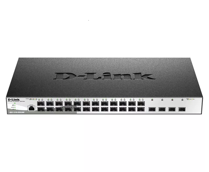 Dlink 28 Port Network Switch Fiber Full Giga DGS-1210-28XS