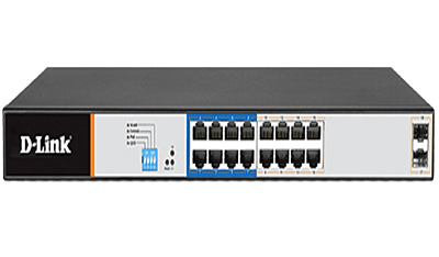 Dlink 16+2 Port POE Switch DGS-F1018P-E