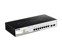 D-Link Business Web Smart 8-Port Gigabit Switch (DGS-1210-10P)