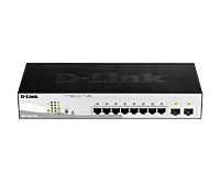 D-Link Business Web Smart 8-Port Gigabit Switch (DGS-1210-10P)