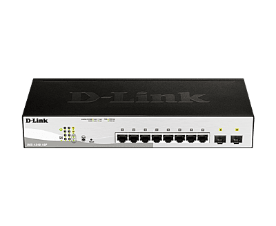 D-Link Business Web Smart 8-Port Gigabit Switch (DGS-1210-10P)