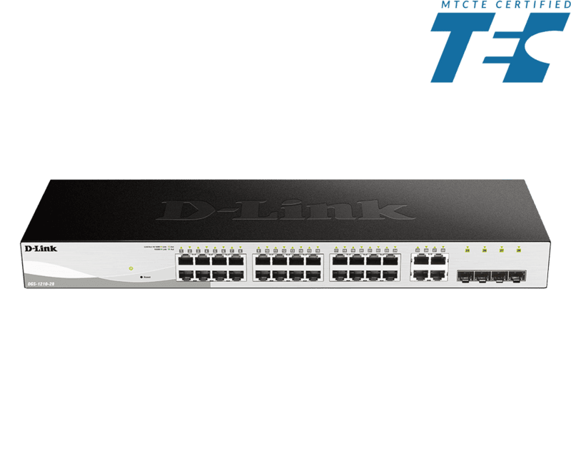 D-Link Port PoE Gigabit Smart Switch (DGS-1210-28P)