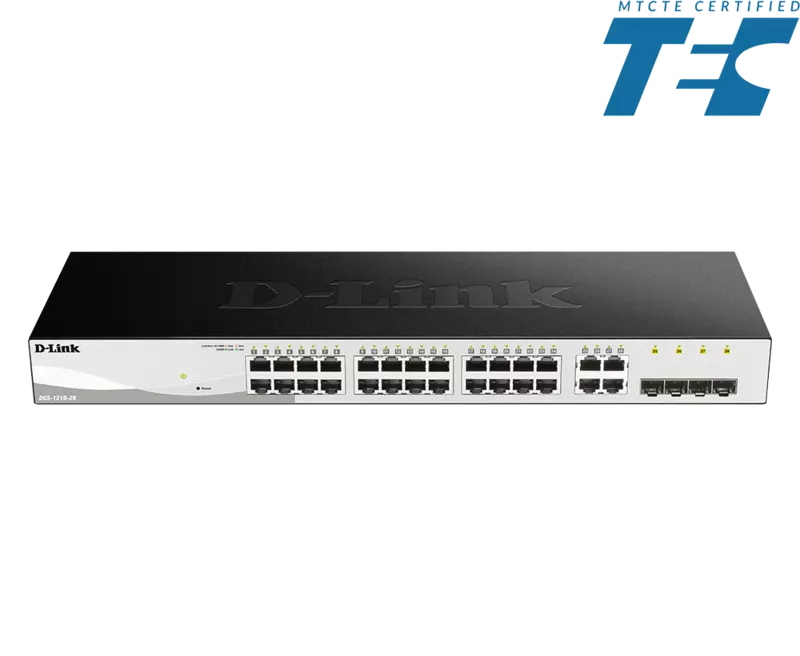 D-Link Port PoE Gigabit Smart Switch (DGS-1210-28P)