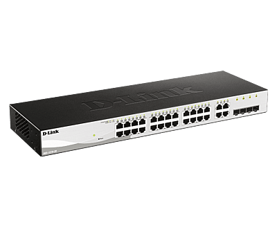 D-Link Port PoE Gigabit Smart Switch (DGS-1210-28P)