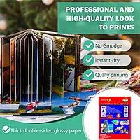 Dual Side GLOSSY A4 x 50 sheet 200 gsm INKJET PHOTO PAPER