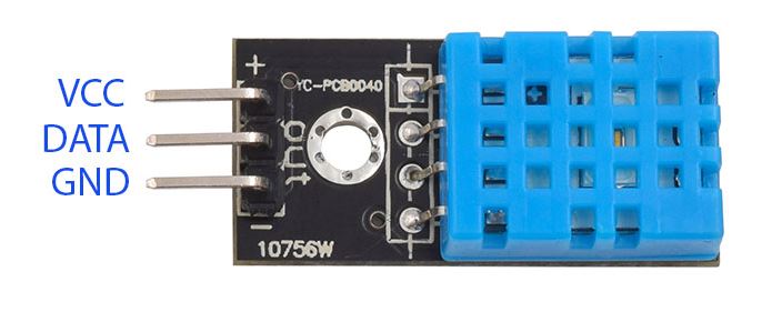 DHT11 Temperature and Humidity Sensor Module