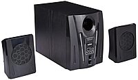 Intex DIGI 2100 FMUB 2.1 Channel Multimedia Speaker – 40W, USB/BT/AUX, LED Display & Glowing Lights with IR Remote Control Intex DIGI 2100 FMUB 2.1 Channel Multimedia Speaker – 40W, USB/BT/AUX, LED Display & Glowing Lights with IR Remote Control