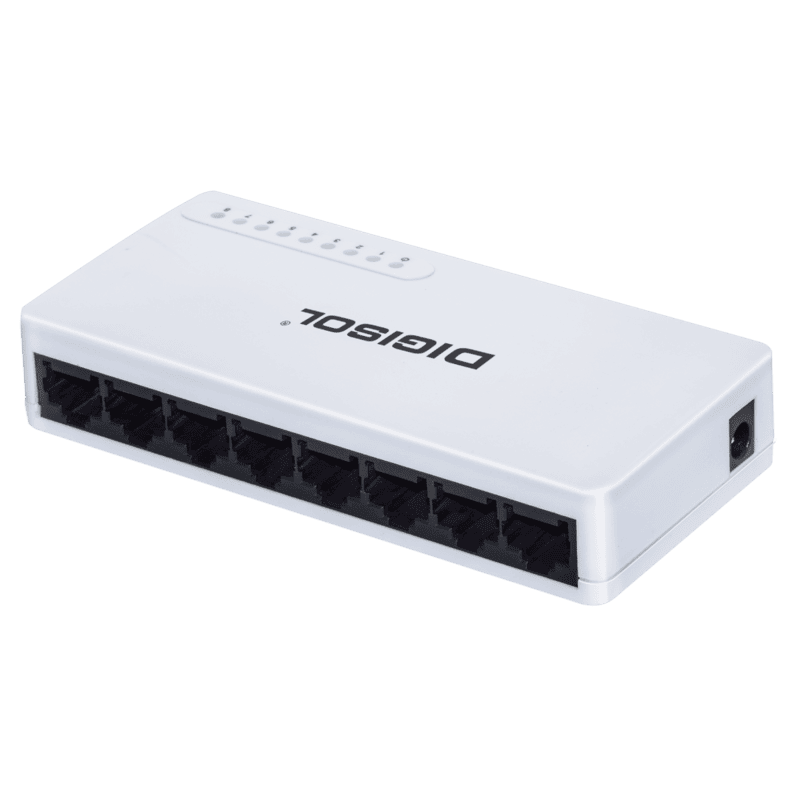 DG-FS1008DGE – DIGISOL 8 Port 10/100Mbps Ethernet Unmanaged Switch