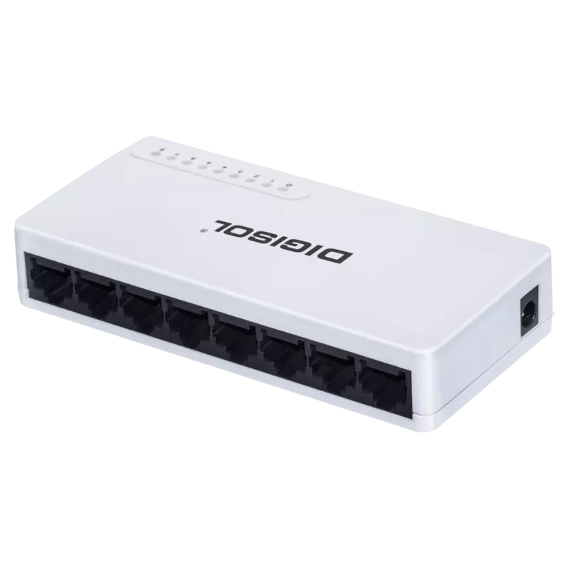 DG-FS1008DGE – DIGISOL 8 Port 10/100Mbps Ethernet Unmanaged Switch