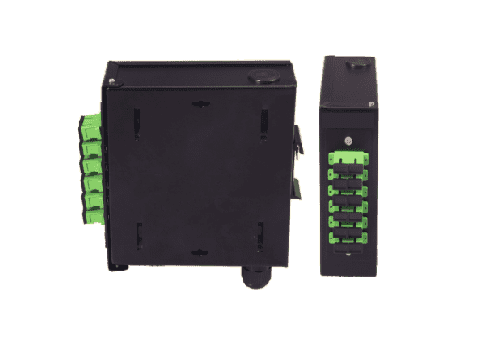 DIGISOL Compact LIU Wall mount/Din Rail Design 12 Port Unloaded DIGISOL Compact LIU Wall mount/Din Rail Design 12 Port Unloaded