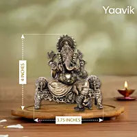 Lord Ganesha – Royal Presence | Fine Brass | 4”