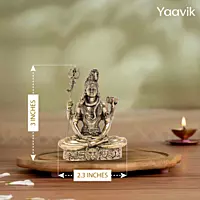 Lord Shiva – Meditative Stillness | Fine Brass | 3”