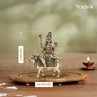 Lord Shiva (Pashupatinath) – Sacred Guardian | Fine Brass | 6.25”