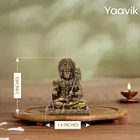 Lord Hanuman – Peaceful Strength | Fine Brass | 2”