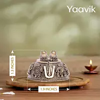 Perumal Paadam (Divine Feet) – Sacred Presence | Fine Brass | 1.5”