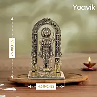 Ayodhya Ram with Dashavatar Arch β Heritage Sanctum | Fine Brass | 8β