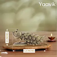 Peacock – Graceful Presence | Fine Brass | 2.75”