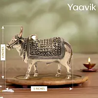 Bull (Nandi) – Sacred Guardian | Fine Brass | 4”