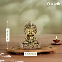 Child Buddha – Serene Peace | Fine Brass | 2.5”