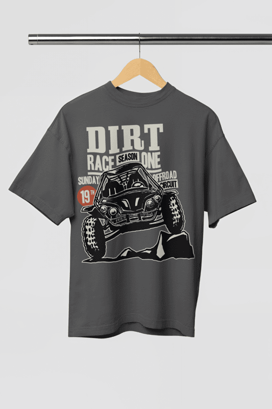 Dirt Race oversized t-shirt