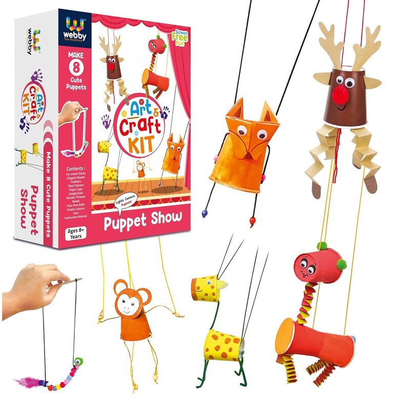 DIY Puppet Show Art & Craft Activity