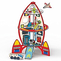 DIY Rocket Playset Doll House Space