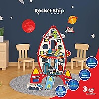 DIY Rocket Playset Doll House Space