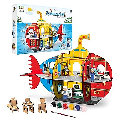 DIY Submarine Playset Doll House
