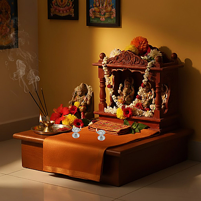 Traditional Silver Diya Sets