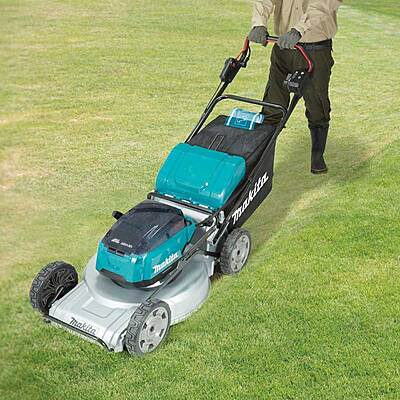 Lawn Mower Machine, 530mm 21" 18V DLM533PT4 Cordless: Makita Lawn Mower Machine, 530mm 21" 18V DLM533PT4 Cordless: Makita