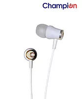 Champion CHAMP 401 Wired In-Ear Earphones with Mic | High-Quality Super Bass, Clear Sound & Comfortable Fit Champion CHAMP 401 Wired In-Ear Earphones with Mic | High-Quality Super Bass, Clear Sound & Comfortable Fit