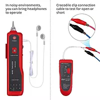 Lan Tester with Wire Tracker, Cable Tracker, RJ11 RJ45 Line Finder Cable Tester for Network LAN Ethernet Cable Collation, Phone Telephone Line Tester