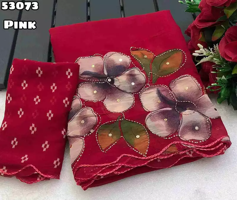 Flora Soft Weightless Chiffon Saree