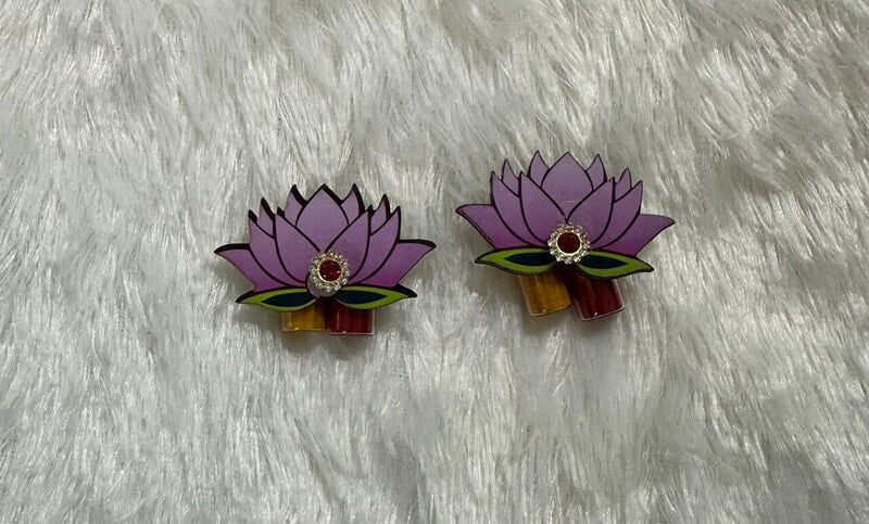 Lotus Haldi KumKum Set