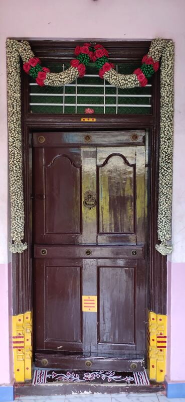 Palm Leaf Door Garland Palm Leaf Door Garland